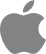 graues Apple-Icon
